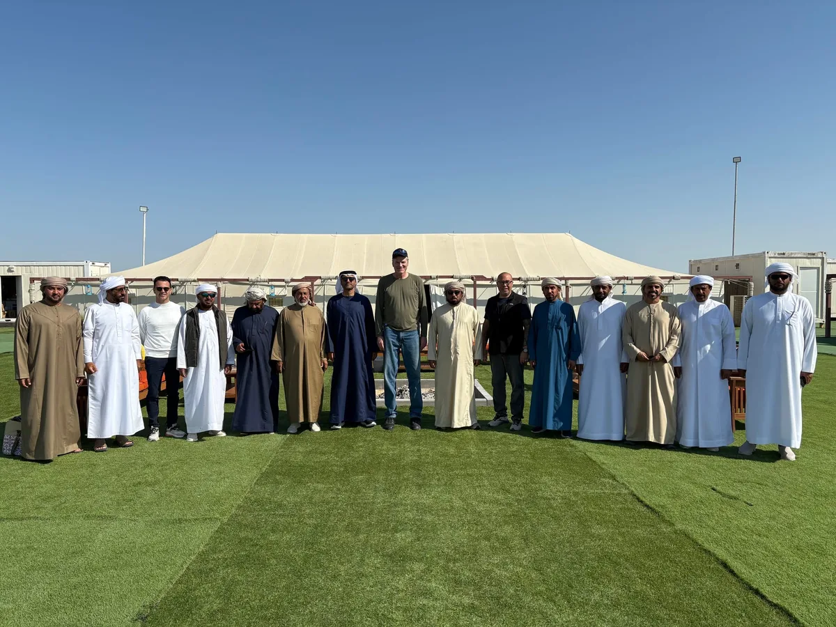 How Alaska’s governor found himself on an Emirati falcon hunt