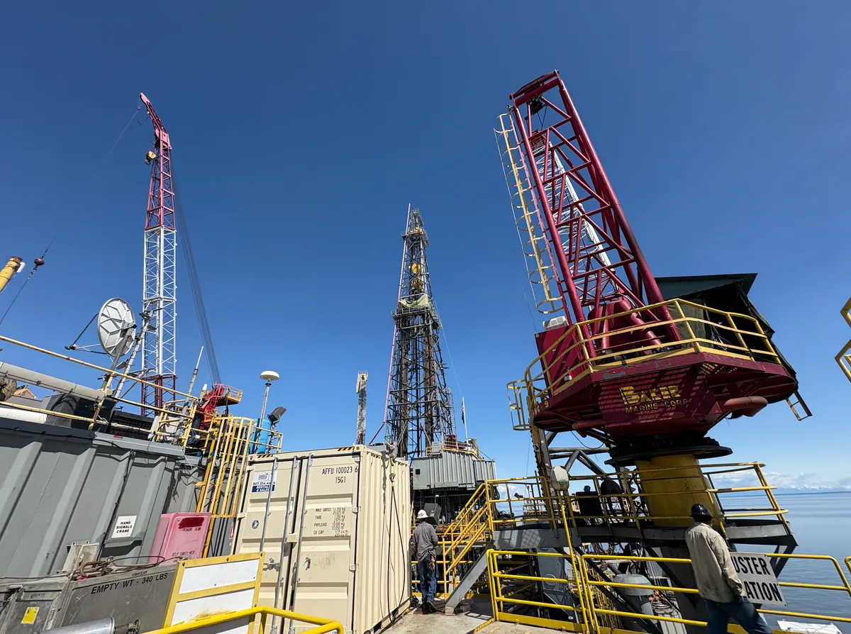 Offshore in Cook Inlet, a 'silent economy' hunts for gas to keep Alaska running