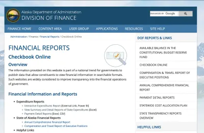 One year and $250,000 later, Alaska's new spending database is missing in action