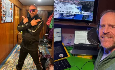 Outside Olympic glamour, cross-country skiing’s Alaska-based broadcasters face late nights and solo calls